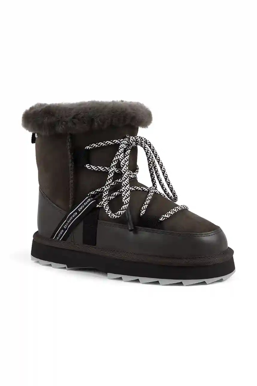 Зимние сапоги Emu Australia Blurred цвет зелёный W12641