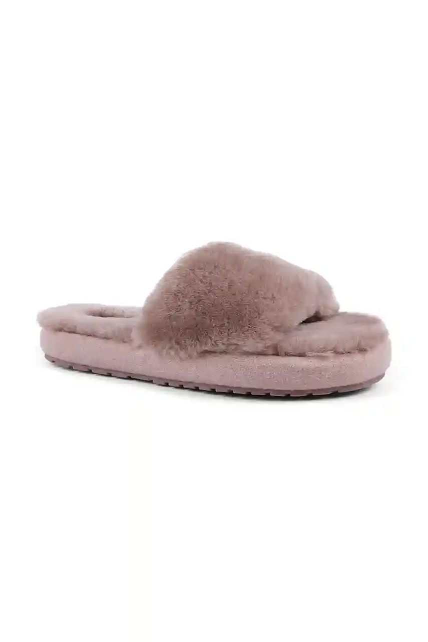 Шерстяные тапочки Emu Australia Mckay цвет розовый W13088