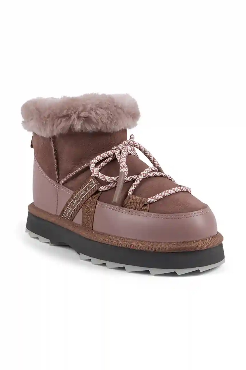 Зимние сапоги Emu Australia Blurred Micro цвет розовый W13129