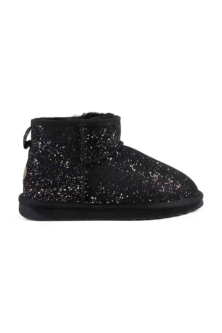 Emu Australia cizme de zăpadă din piele întoarsă Stinger Micro Milkyway culoarea maro, W13186
