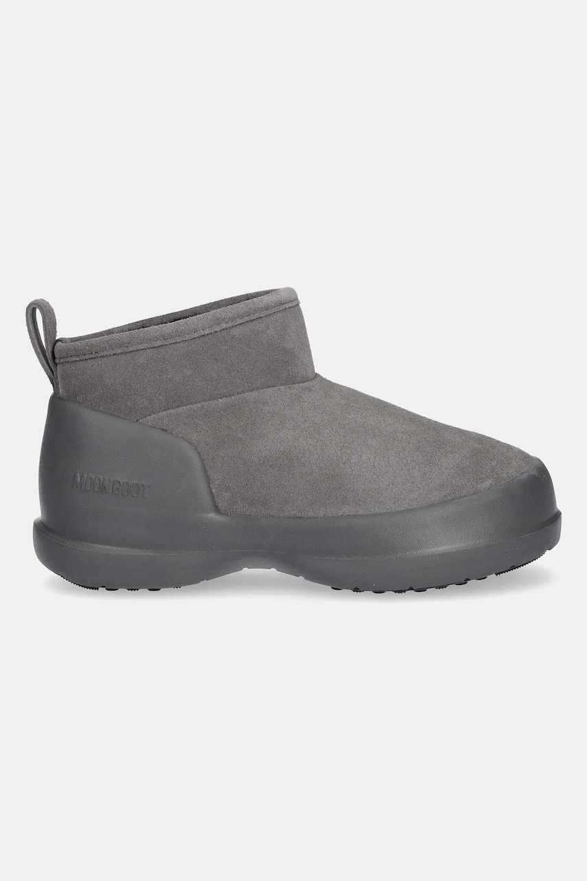 Замшевые сапоги Moon Boot MB MEZZALUNA LOW BOOT SUEDE цвет серый 80D2500070 H005 Замшевые сапоги Moon Boot MB MEZZALUNA LOW BOOT SUEDE цвет серый 80D2500070 H005