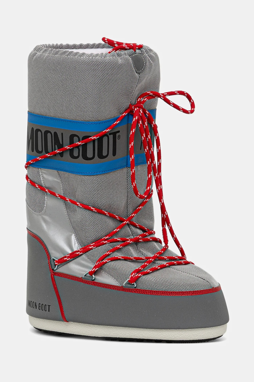 Levně Sněhule Moon Boot MB ICON SPACE RACING šedá barva, 80D1403030 HF04