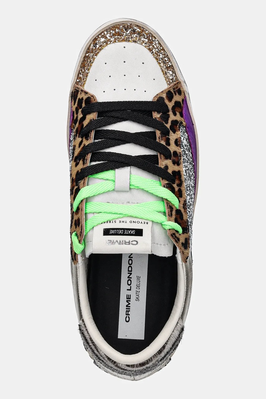 Δερμάτινα αθλητικά παπούτσια Crime London SK8 DELUXE χρώμα: πολύχρωμο, 25104AA8 φωτογραφία