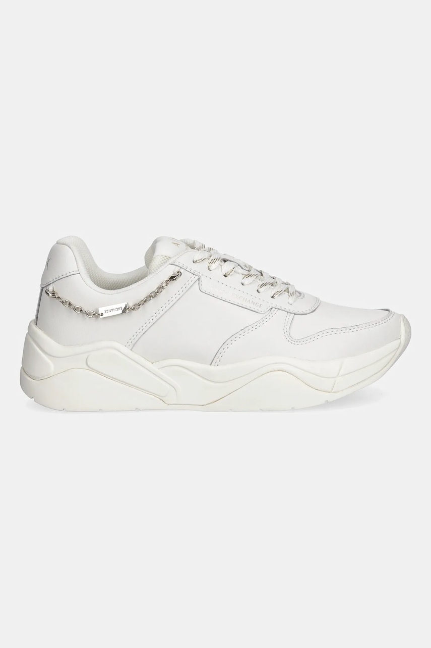 Кожаные кроссовки Armani Exchange цвет белый XW001617 AF17443 M0107