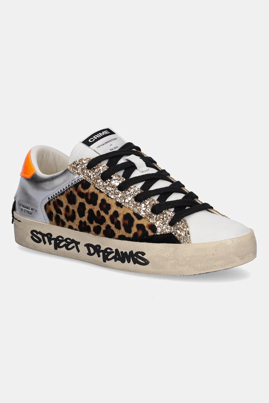 Crime London sneakers din piele DISTRESSED 25004AA8