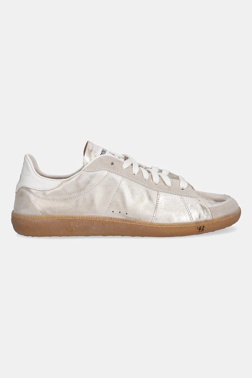 Кожаные кроссовки Patrizia Pepe цвет серый 2Z0065 L168 FG46