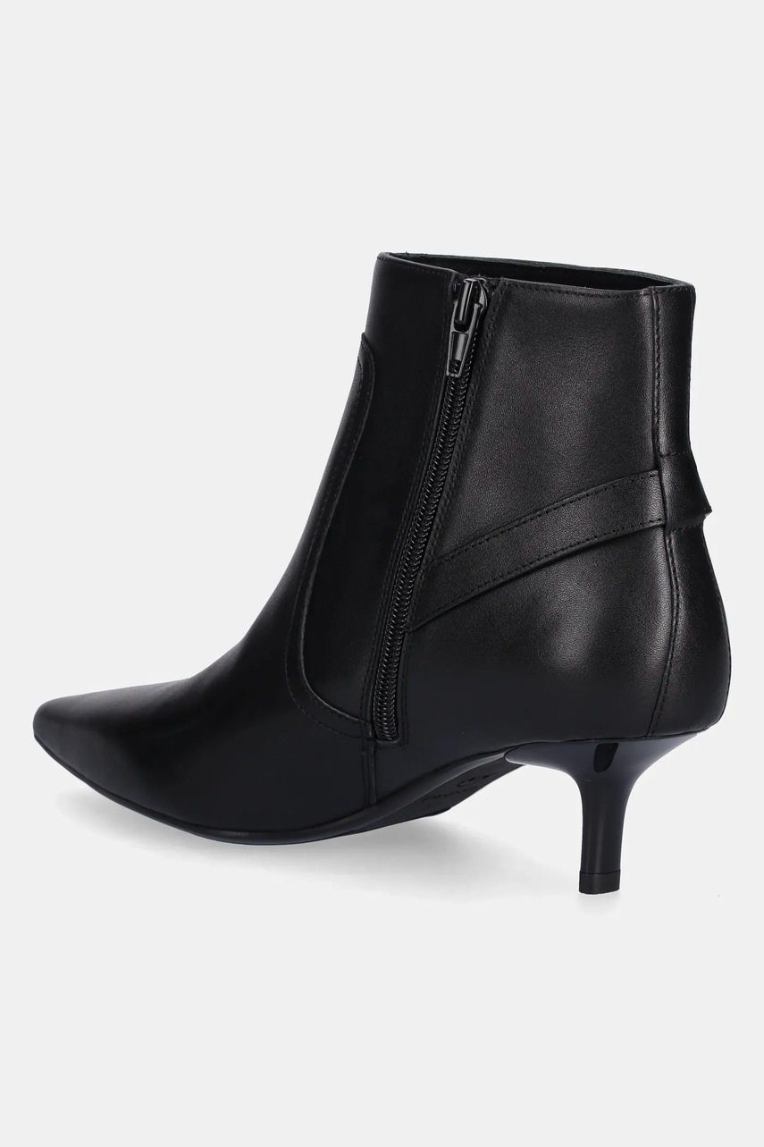 Δερμάτινες μπότες Pinko Gloria 14 γυναικείες, χρώμα: μαύρο, SD0367P087Z99 φωτογραφία