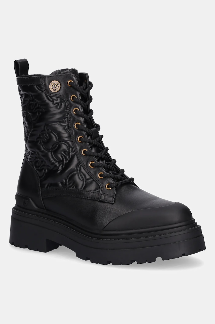 Farmářky Pinko Mia 25 dámské, černá barva, na platformě, SD0401T047Z99