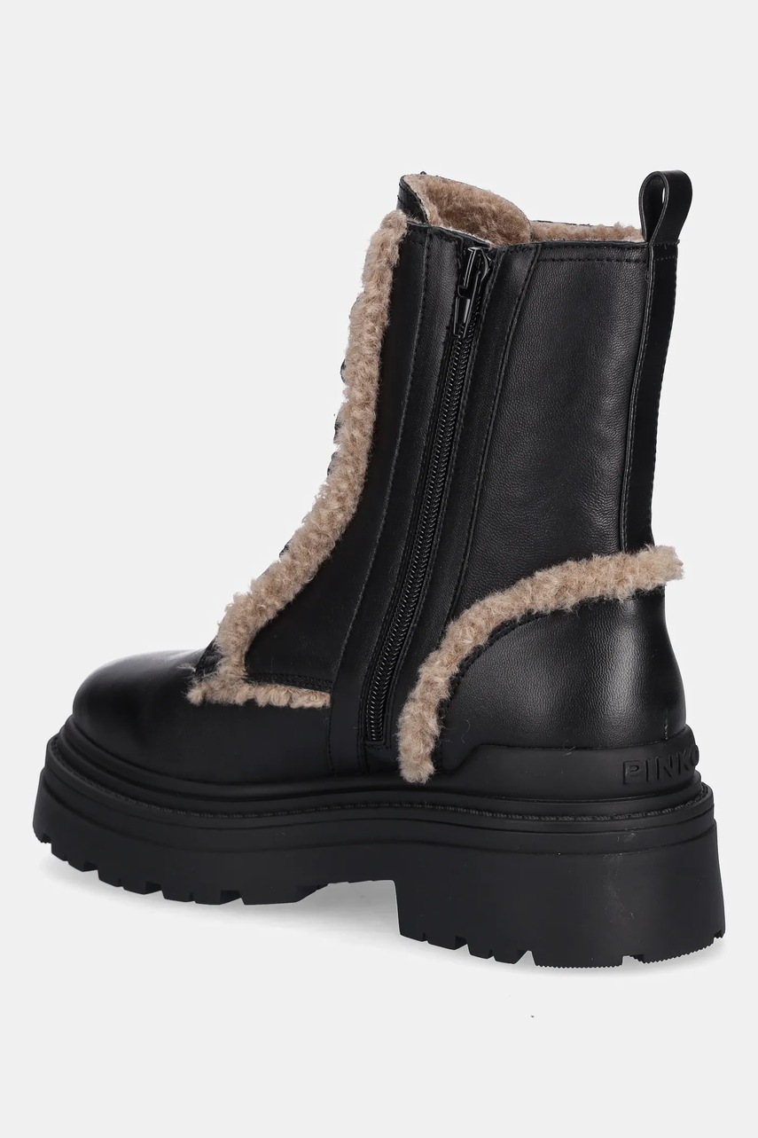 Μποτάκια εργασίας Pinko Mia 18 χρώμα: μαύρο, SD0405P093Z99 φωτογραφία