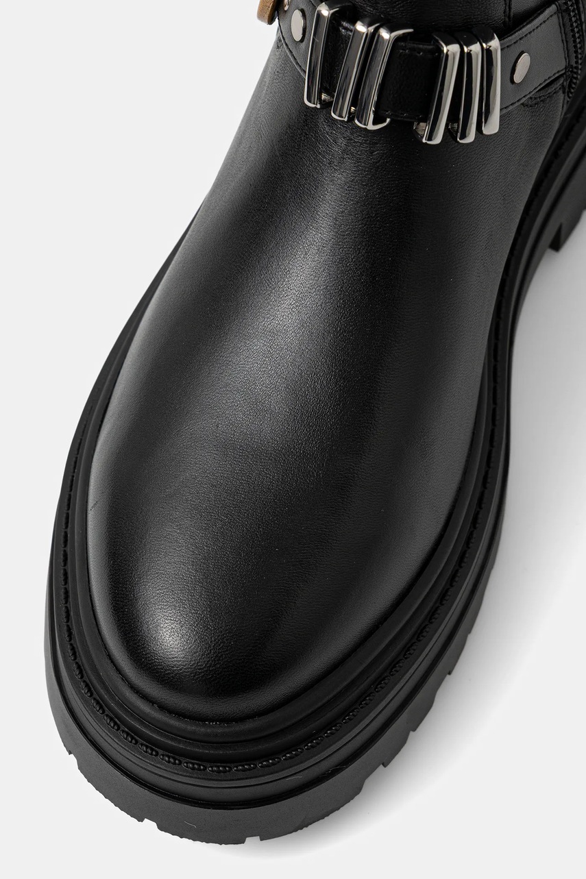 Δερμάτινες μπότες Pinko Mia 26 γυναικεία, χρώμα: μαύρο, SD0445E028Z99 φωτογραφία