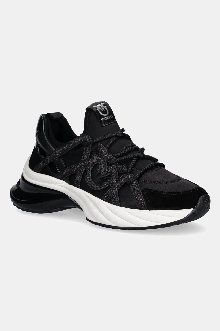 Levně Tenisky Pinko Ariel 01 dámské, černá barva, SS0023T038Z99