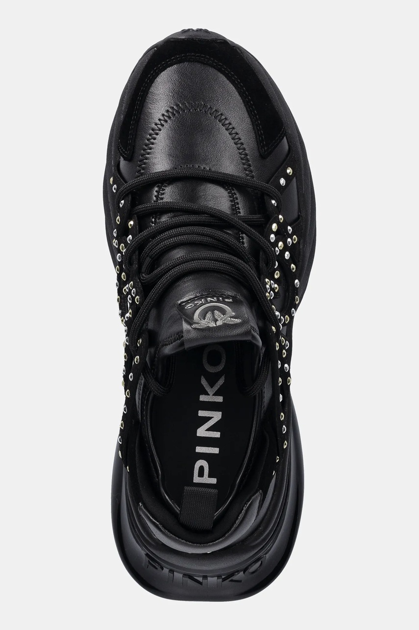 Αθλητικά Pinko Ariel 28 χρώμα: μαύρο, SS0095E031Z99 φωτογραφία