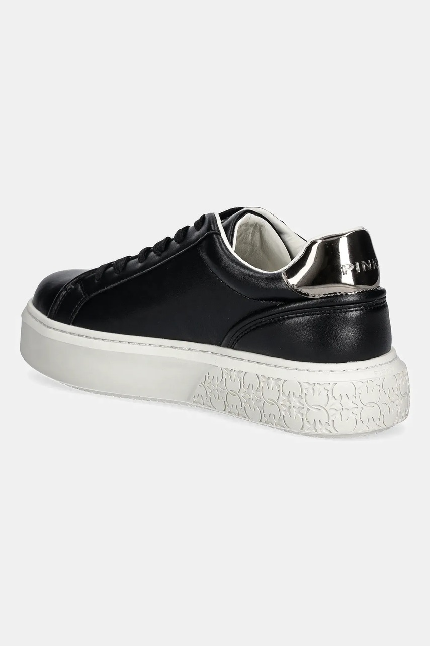 Δερμάτινα αθλητικά παπούτσια Pinko Yoko 06 χρώμα: μαύρο, SS0041P087Z99 φωτογραφία