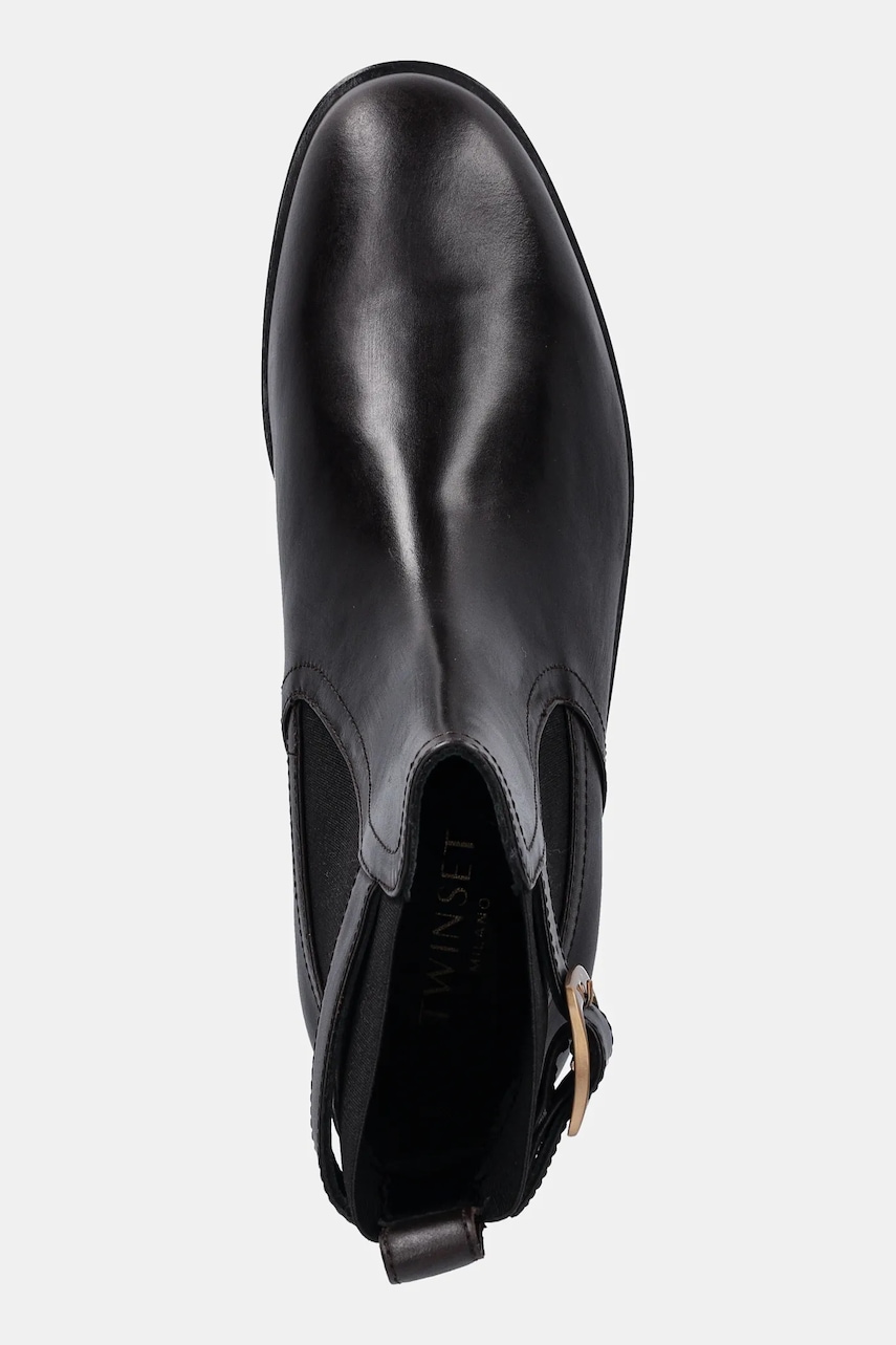 Kožené kotníkové boty Twinset