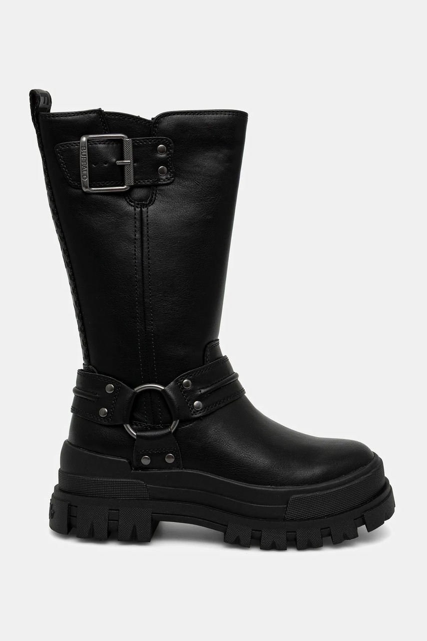 Nízké kozačky Buffalo Aspha Biker Boot Hi