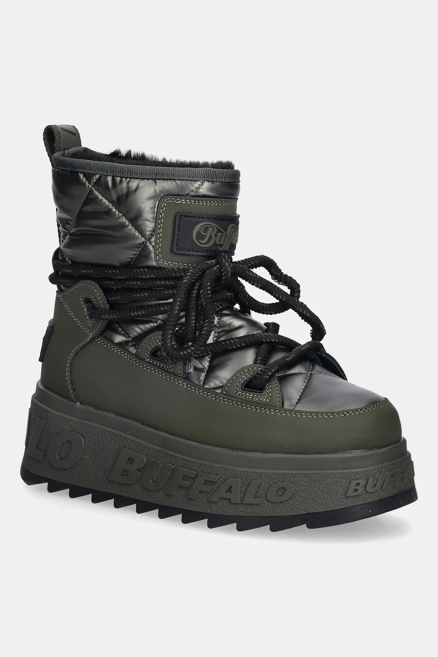 Buffalo cizme de iarnă Eliza Snow Boot culoarea verde, 1270144-KHA
