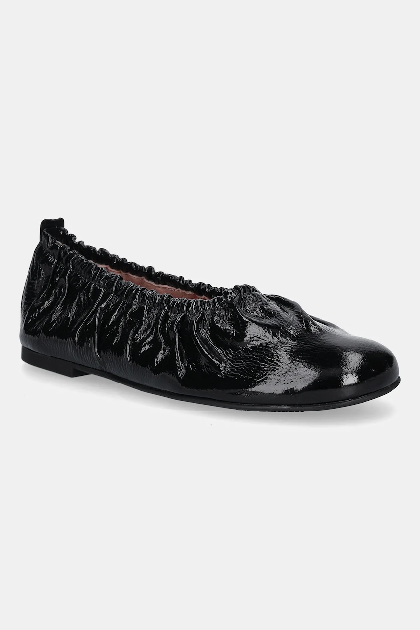 Pretty Ballerinas balerini de piele Faye culoarea negru, 52554_001