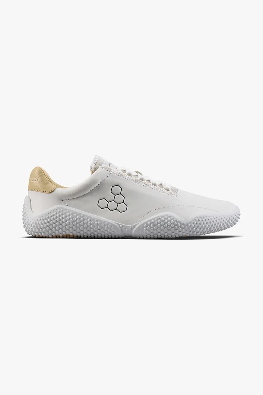 Vivobarefoot sneakers din piele MOTUS STUDIO SNEAKER LTH culoarea alb, 205642