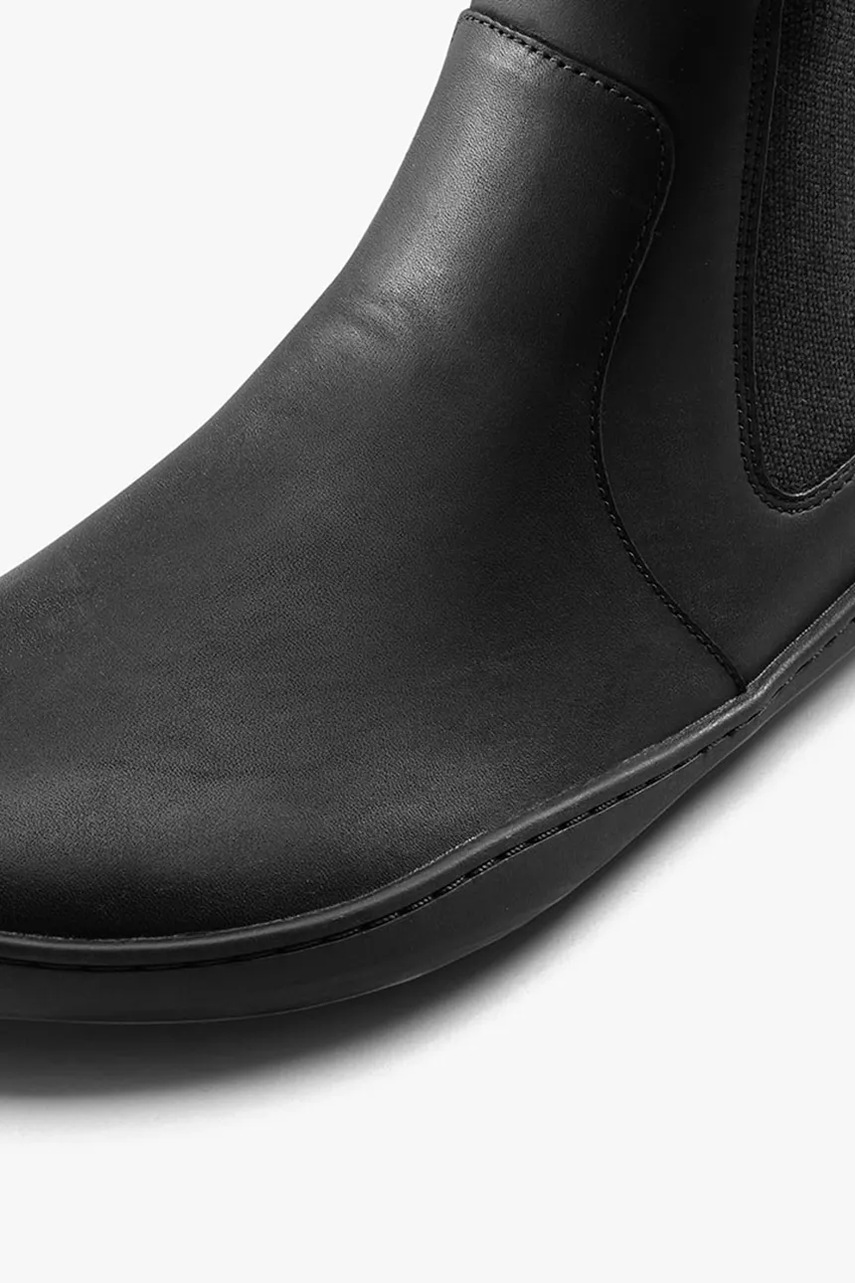 Δερμάτινες μπότες τσέλσι Vivobarefoot SENSUS CHELSEA γυναικείες, χρώμα: μαύρο, 209568 φωτογραφία