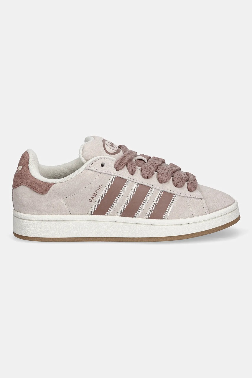 Замшевые кроссовки adidas Originals Campus 00S W цвет розовый JQ5804