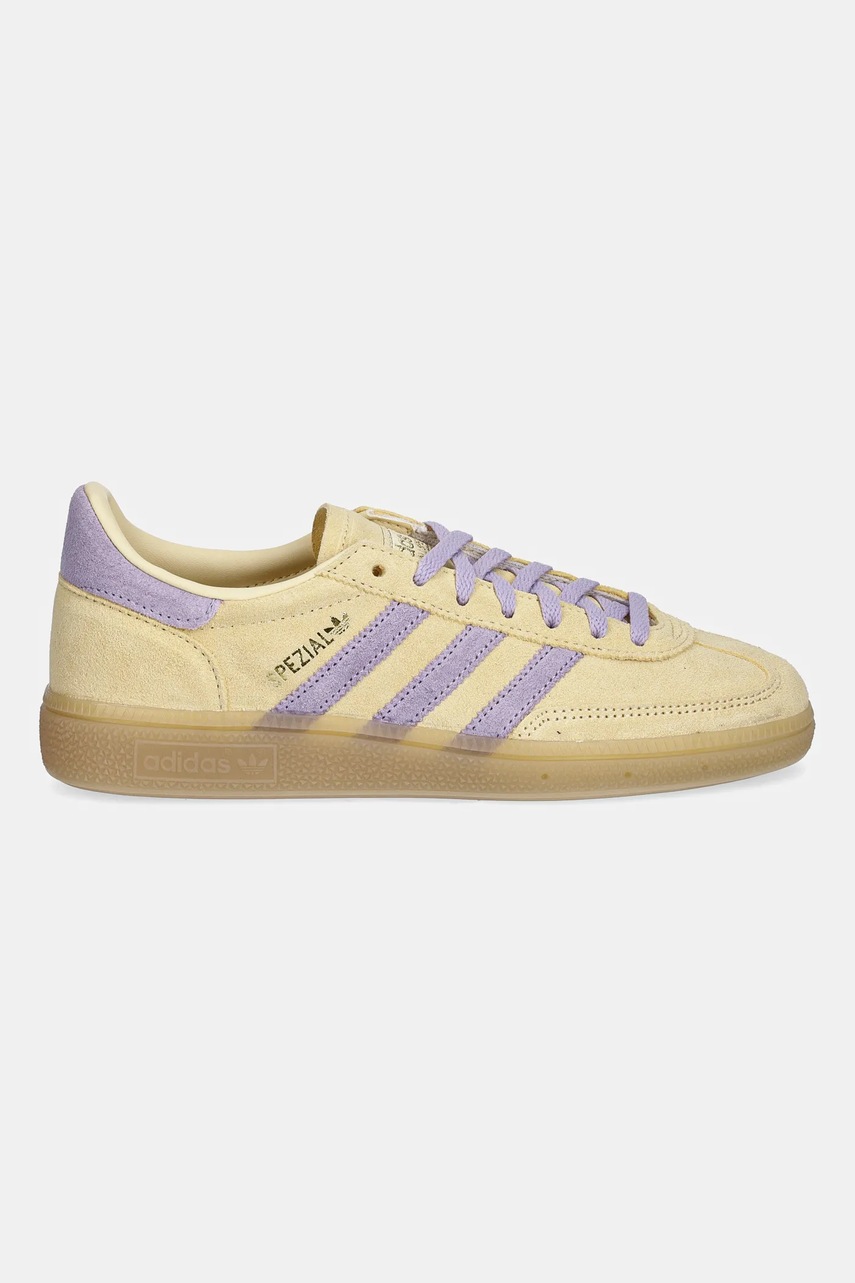 Замшевые кроссовки adidas Originals Handball Spezial W цвет жёлтый JR3617