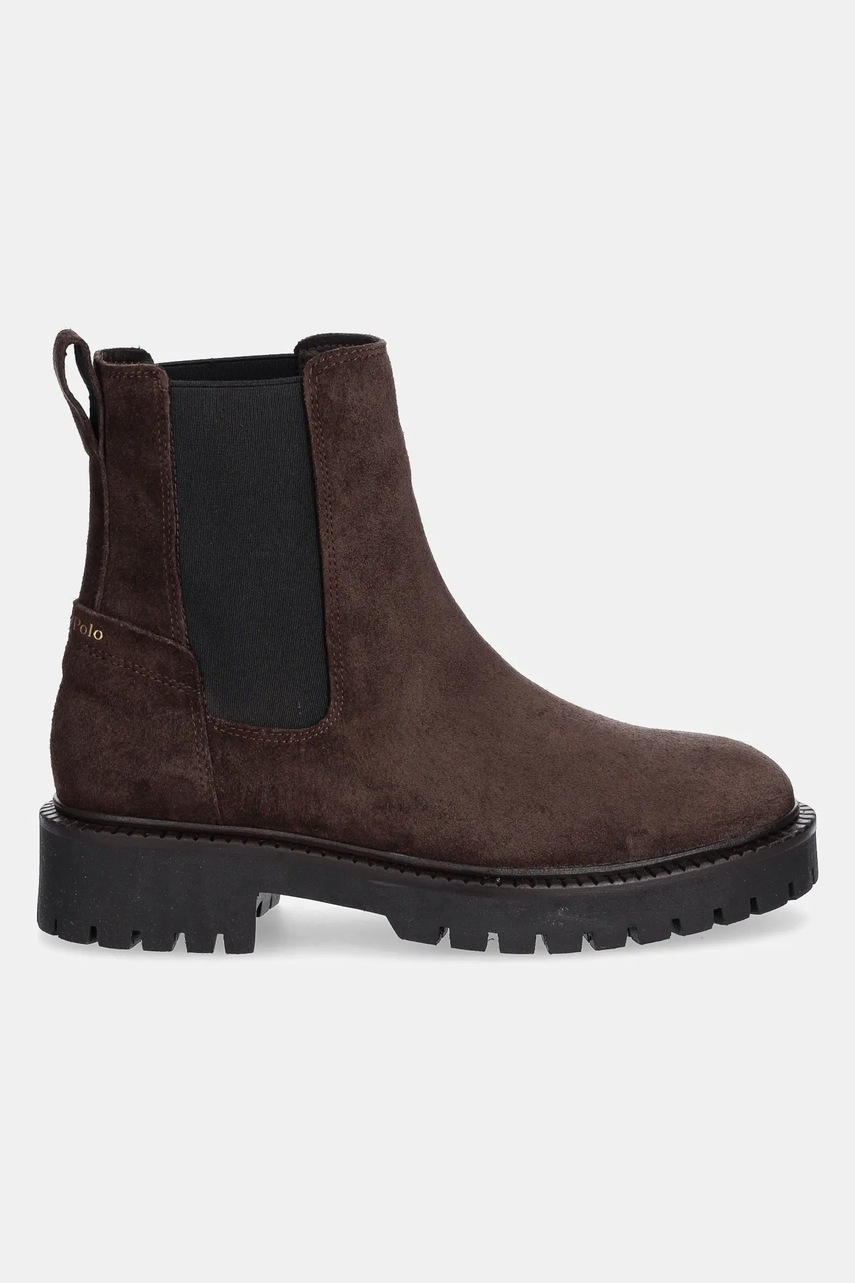 Замшевые ботинки Marc OPolo Phia цвет коричневый на плоском ходу 50818095002300