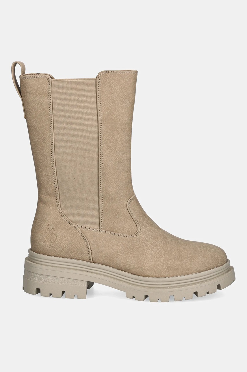 Ботинки U.S. Polo Assn. ALICYA004A цвет бежевый на плоском ходу ALICYA004W/EU1