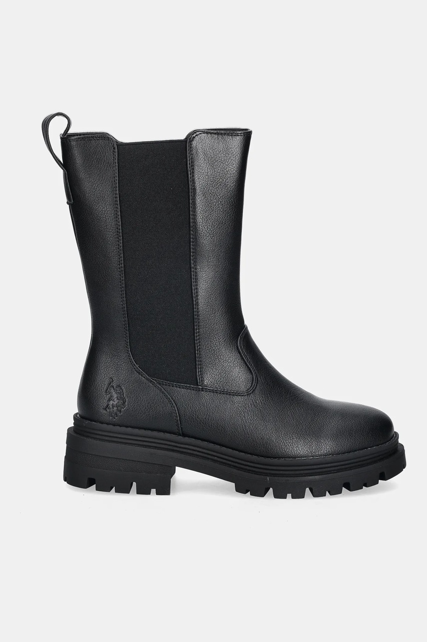 Ботинки U.S. Polo Assn. ALICYA004 цвет чёрный на плоском ходу ALICYA004W/EY1 Ботинки U.S. Polo Assn. ALICYA004 цвет чёрный на плоском ходу ALICYA004W/EY1