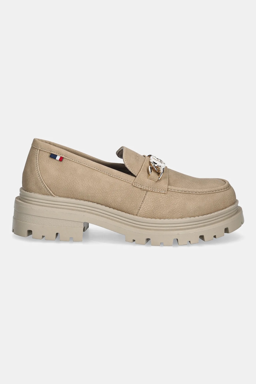 Туфли U.S. Polo Assn. ALICYA007A цвет бежевый на платформе ALICYA007W/EU1 Туфли U.S. Polo Assn. ALICYA007A цвет бежевый на платформе ALICYA007W/EU1