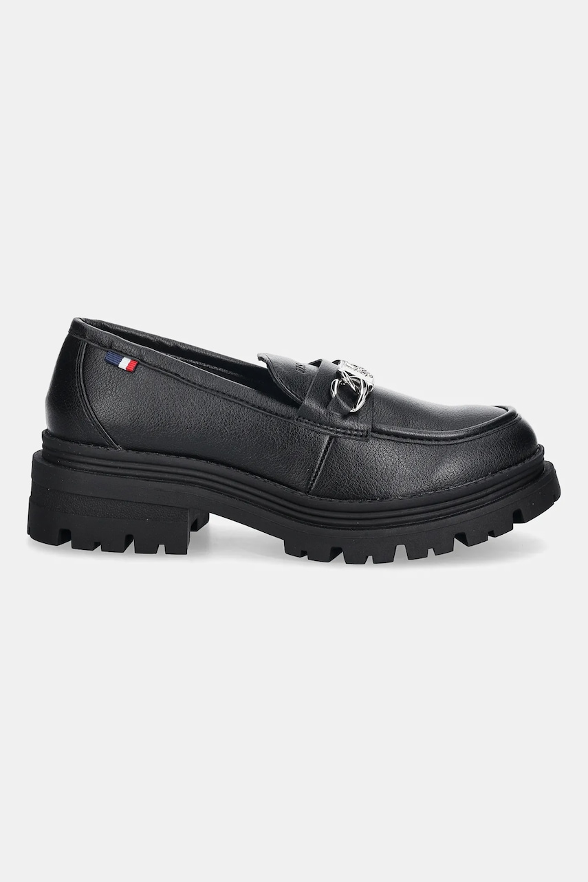 Мокасины U.S. Polo Assn. ALICYA007 цвет чёрный на плоском ходу ALICYA007W/EY1 Мокасины U.S. Polo Assn. ALICYA007 цвет чёрный на плоском ходу ALICYA007W/EY1