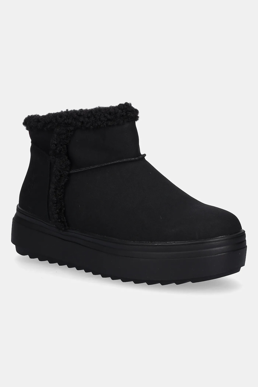 Levně Nízké kozačky U.S. Polo Assn. ICY006 černá barva, na platformě, lehce zateplené, ICY006W/EH1