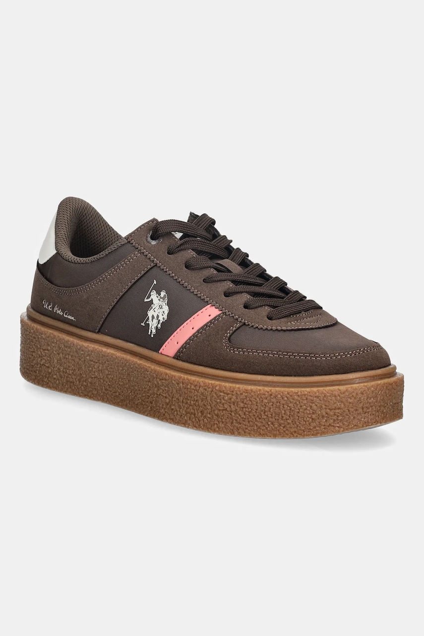 U.S. Polo Assn. sneakers JODY001 culoarea maro, JODY001W/ENU1