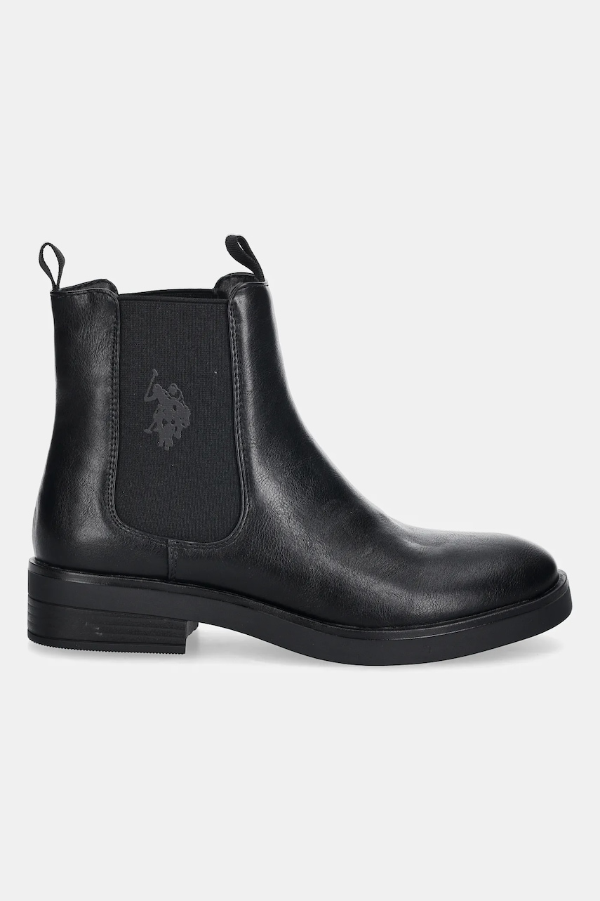 Ботинки U.S. Polo Assn. YLENIA003 цвет чёрный на плоском ходу YLENIA003W/EY1 Ботинки U.S. Polo Assn. YLENIA003 цвет чёрный на плоском ходу YLENIA003W/EY1