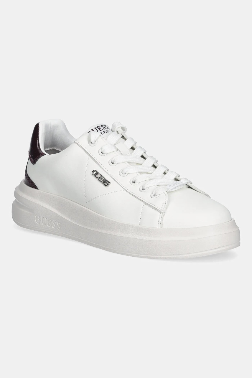 Levně Tenisky Guess ELBINA10 dámské, bílá barva, FLFE10 PEL12