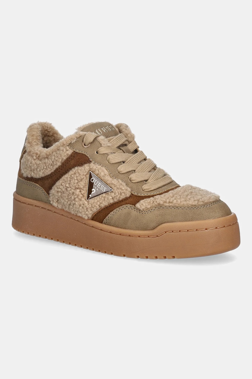 Levně Tenisky Guess MIRAM10 dámské, béžová barva, FLFM10 FAB12