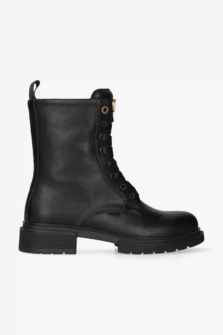 Mexx botine HOLEA GLAD culoarea negru, cu toc plat, MI001700753W