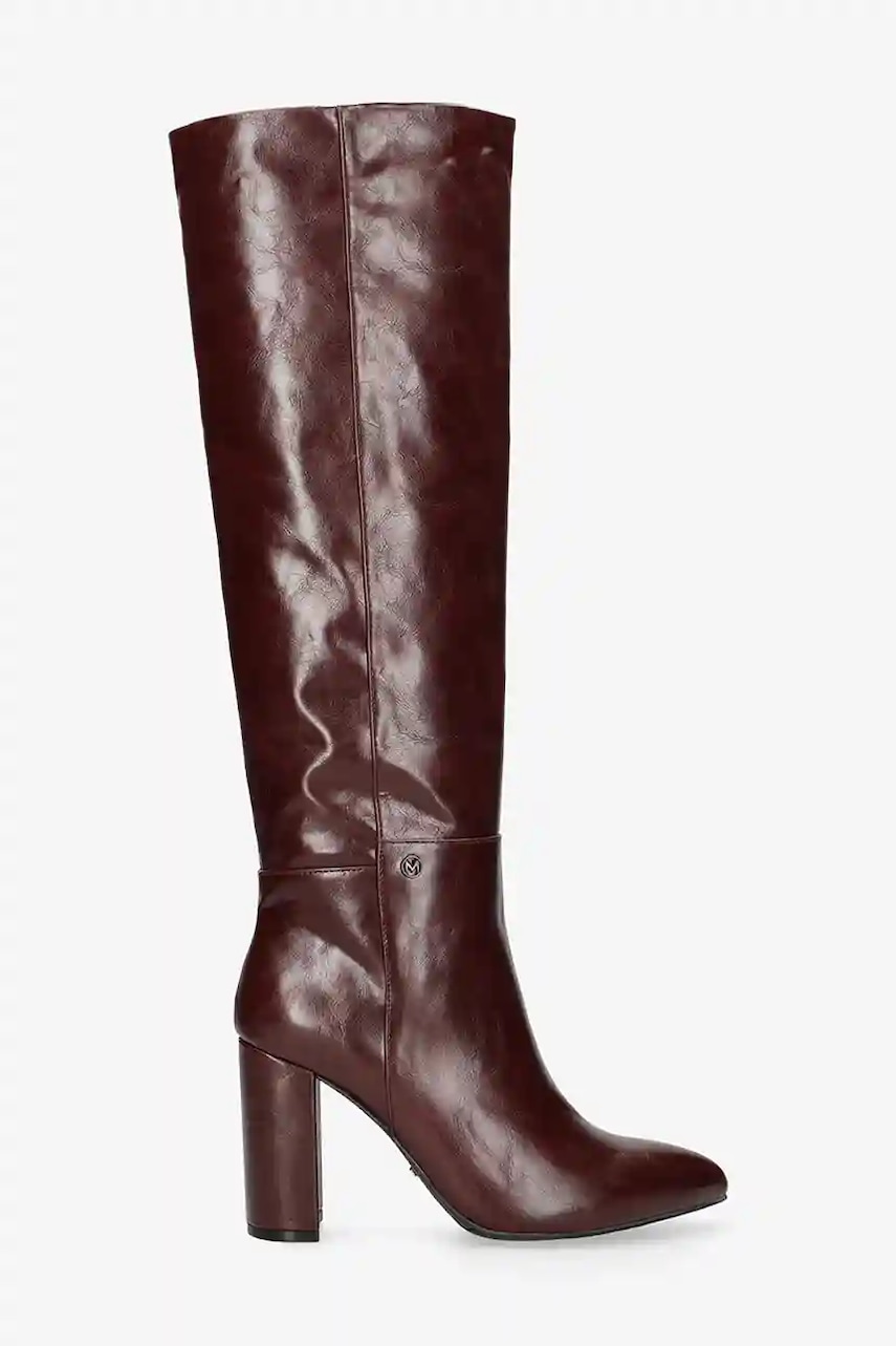 Mexx cizme KRYSTAL INDY culoarea bordo, cu toc drept, MI001800153W