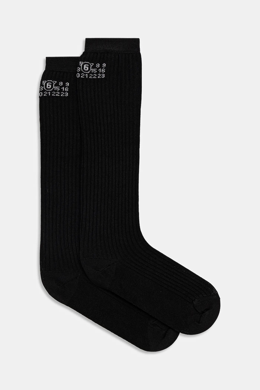 MM6 Maison Margiela șosete culoarea negru, S62TL0045.M13204.900
