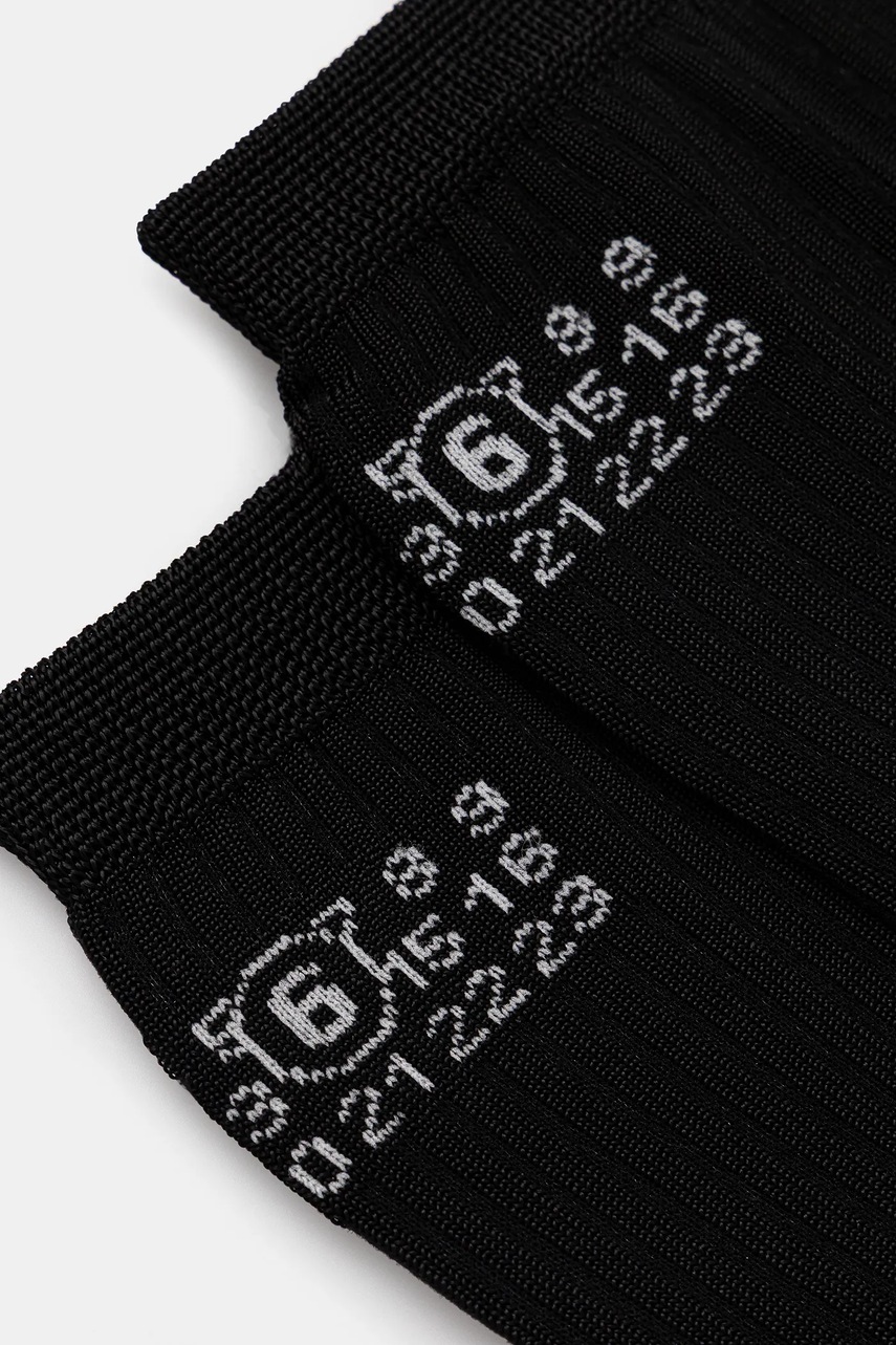 Носки MM6 Maison Margiela цвет чёрный S62TL0045.M13204.900