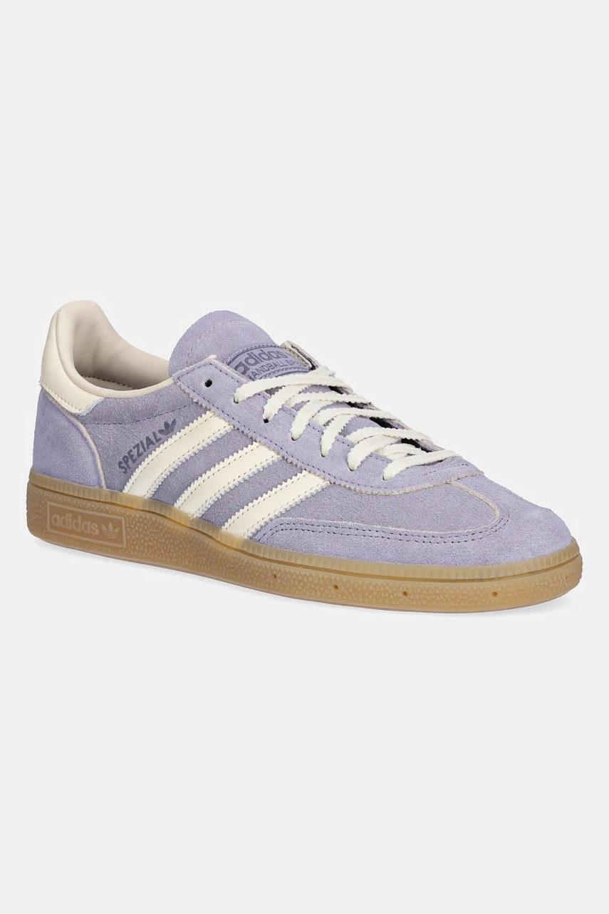 Кожени маратонки adidas Originals Handball Spezial W в лилаво JR0849