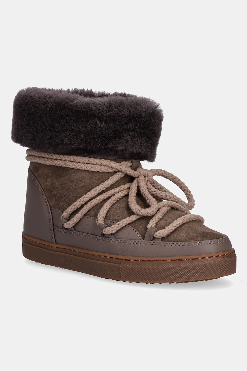 Inuikii bocanci de piele Classic High culoarea maro, 1001.002.0072.163