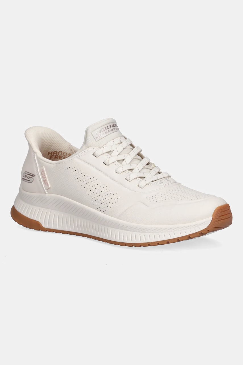 Skechers sneakers BOBS SQUAD 4 culoarea bej, 117740