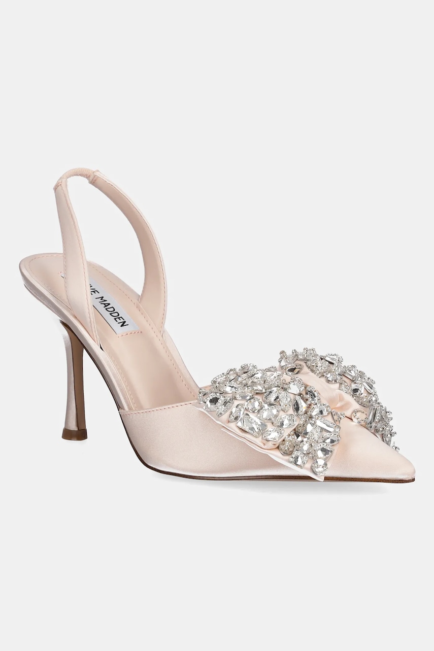 Steve Madden pantofi cu toc Lovie culoarea bej, 11004873