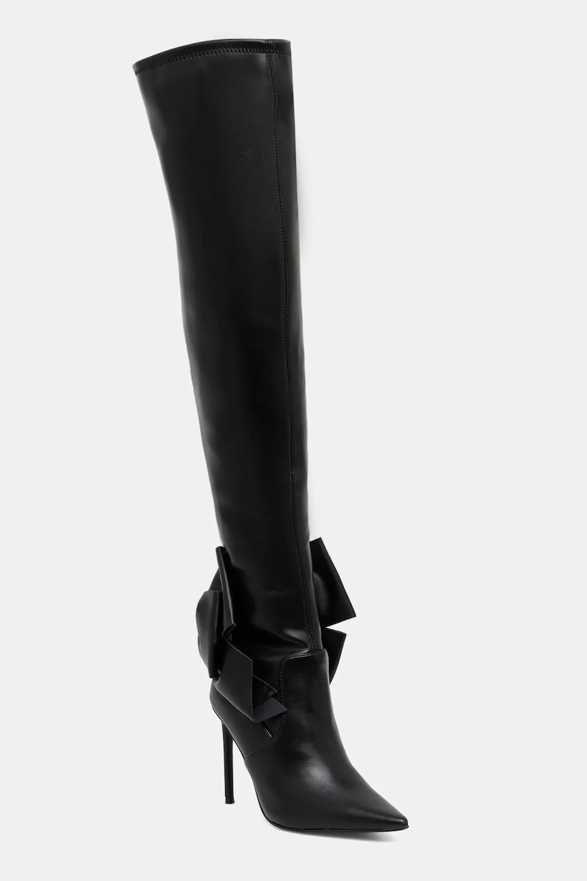 Steve Madden cizme Show-Off culoarea negru, cu toc cui, 11004783
