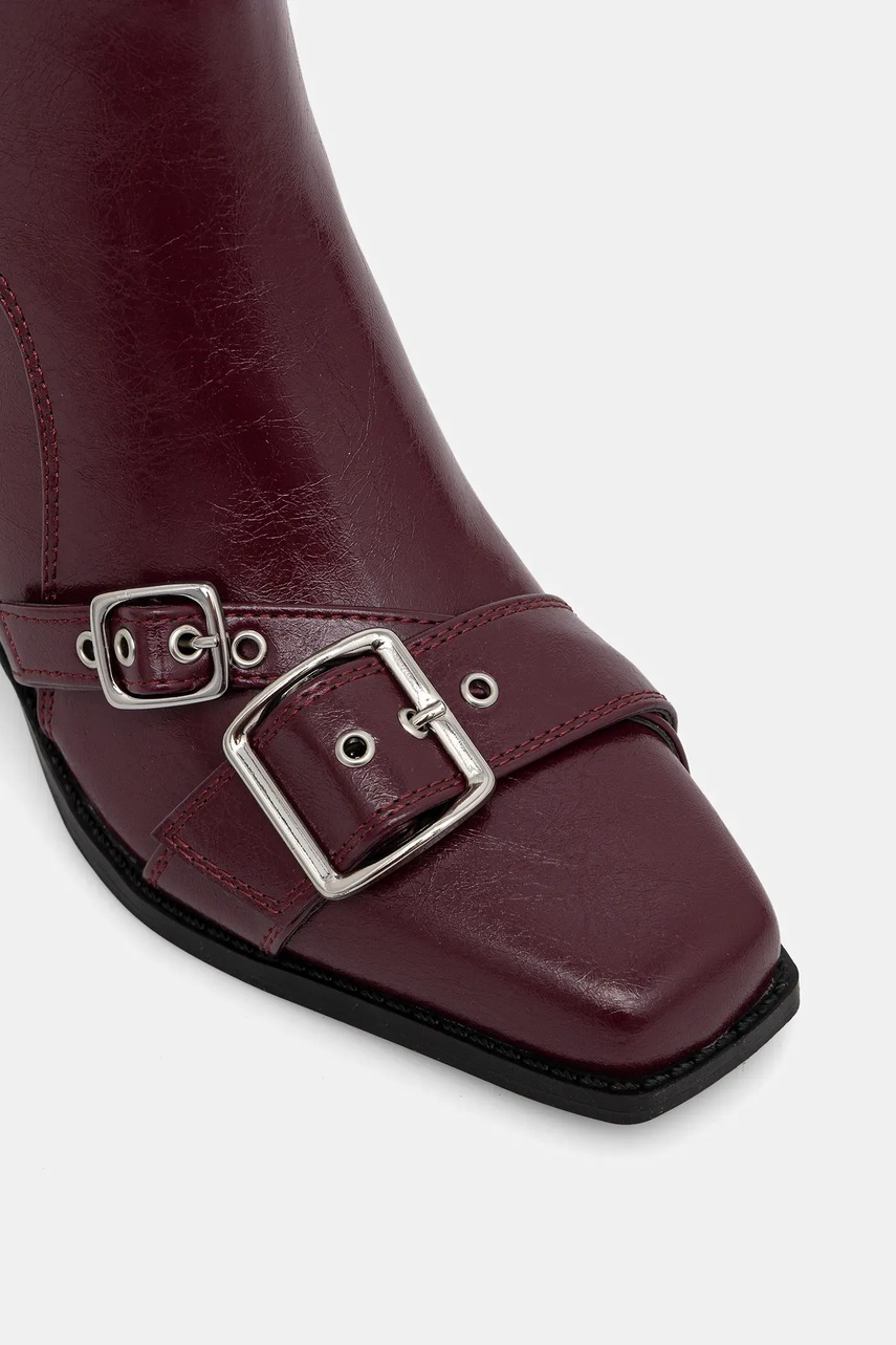 Μπότες Steve Madden Z-Town χρώμα: μπορντό, 11004810 φωτογραφία