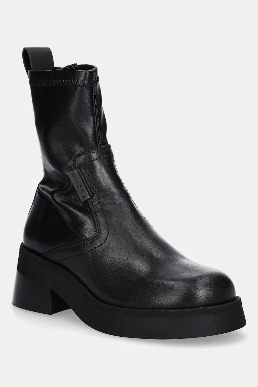 Miista botine Oliana culoarea negru, cu toc drept, E8_3119