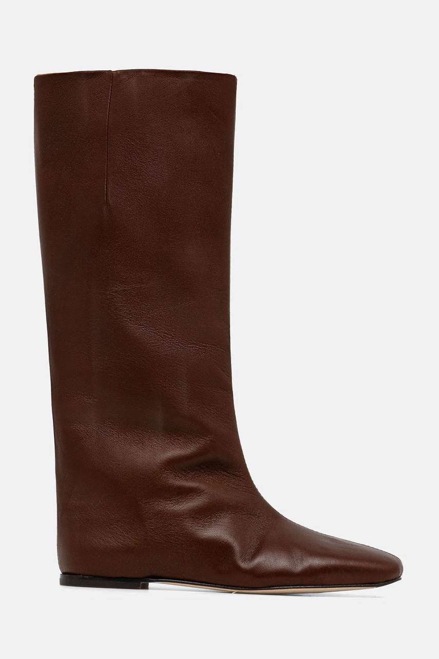 Δερμάτινες μπότες Miista Severine γυναικεία, χρώμα: καφέ, MI_5776 φωτογραφία