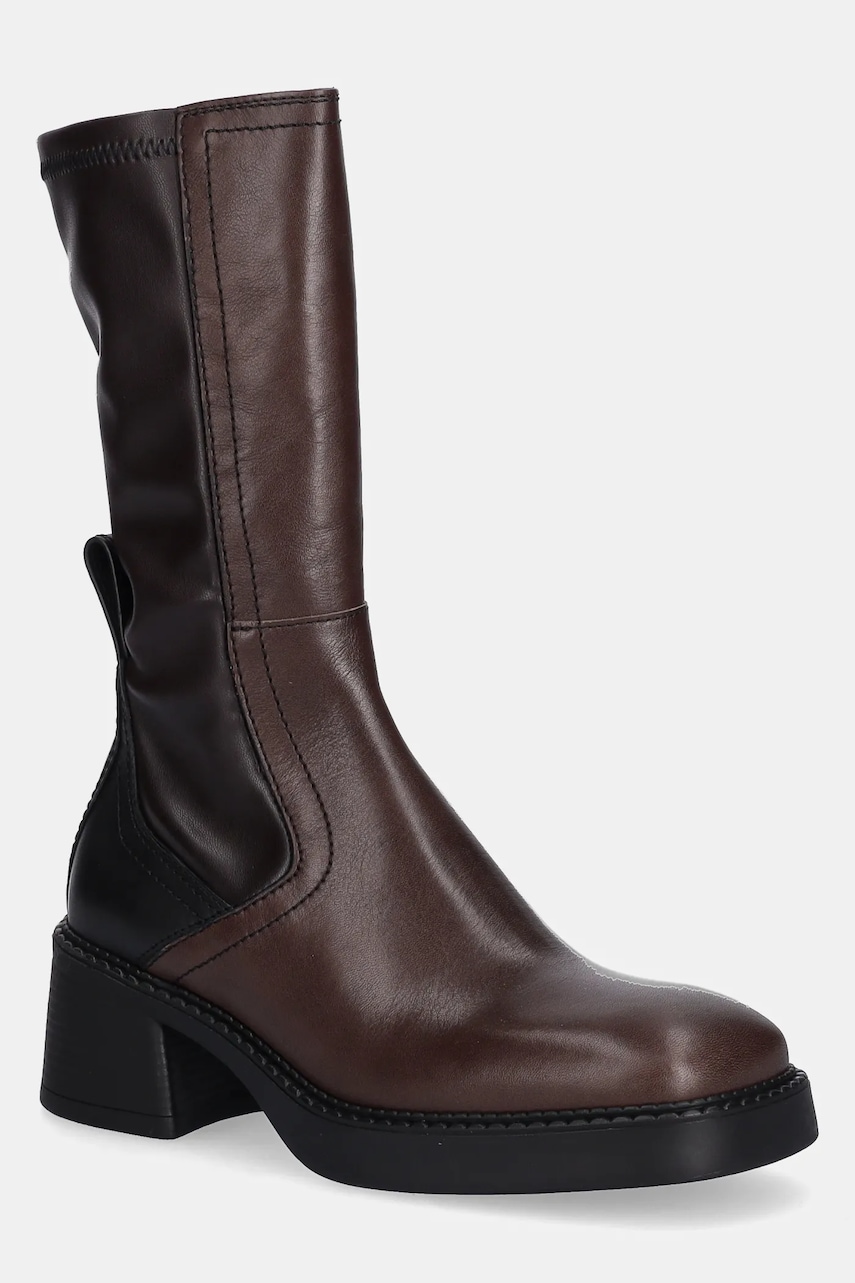 Miista botine Fabi culoarea maro, cu toc drept, E8_3976