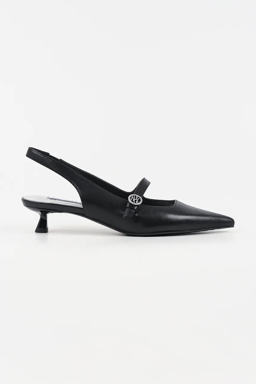 Karl Lagerfeld stilettos de piele PASHA culoarea negru, KL30117