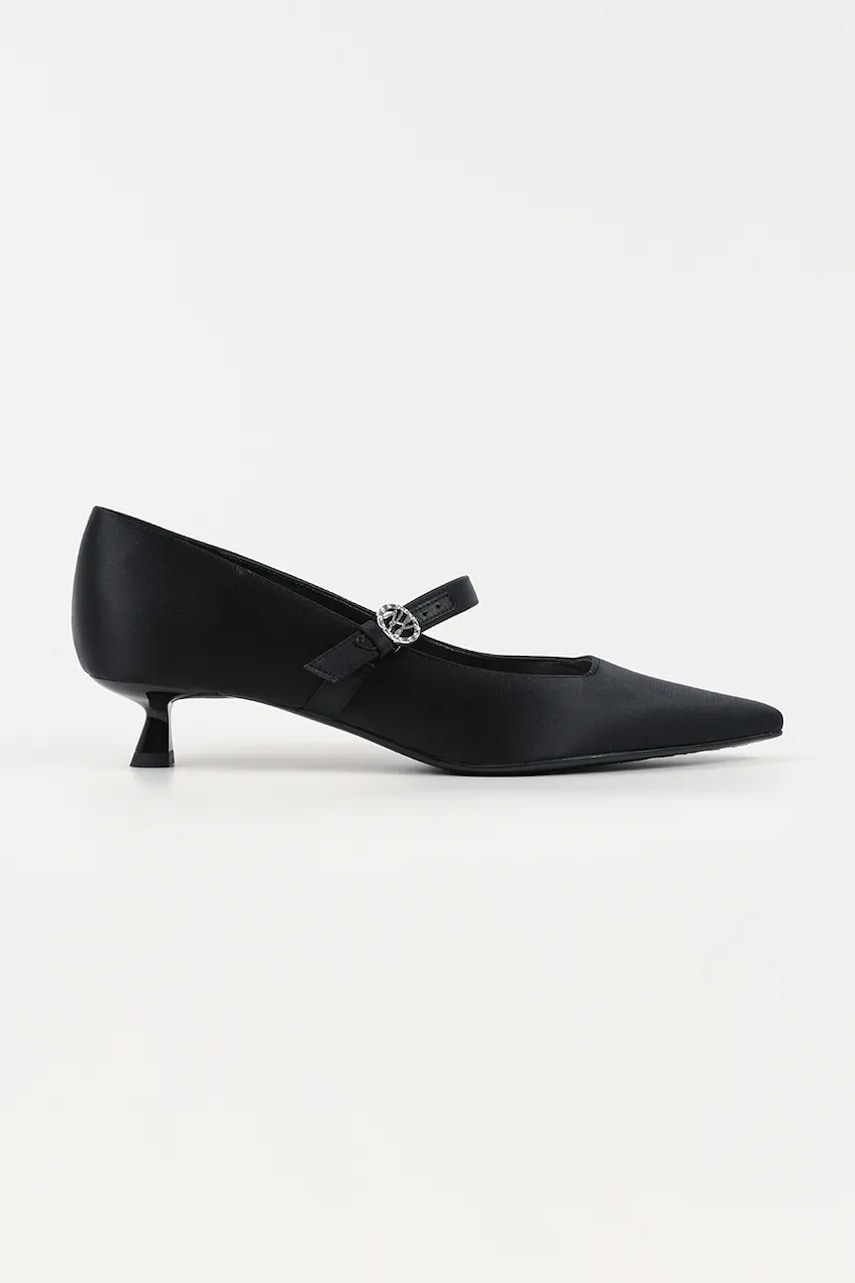 Karl Lagerfeld pantofi cu toc PASHA culoarea negru, KL30118